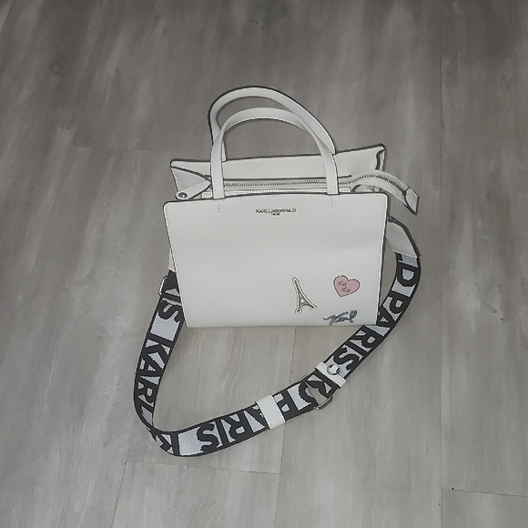 KARL LAGERFELD PARIS Maybelle Crossbody Tote Bag - Picture 1 of 15